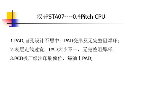 0.4mm Pitch的BGA规范建议