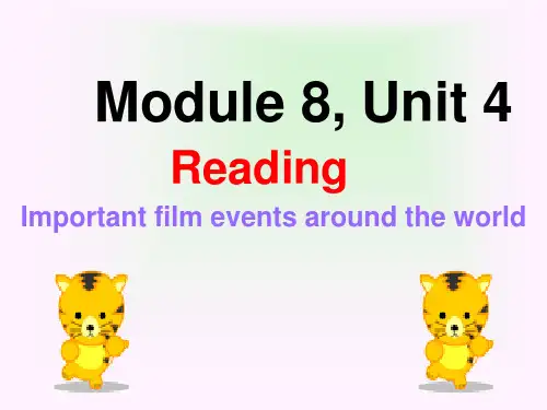 高二牛津英语模块8第四单元Reading课件