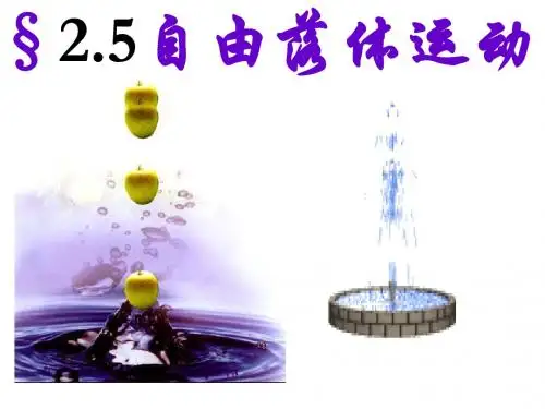 高一物理课件--自由落体