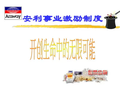 安利激励制度(中国)