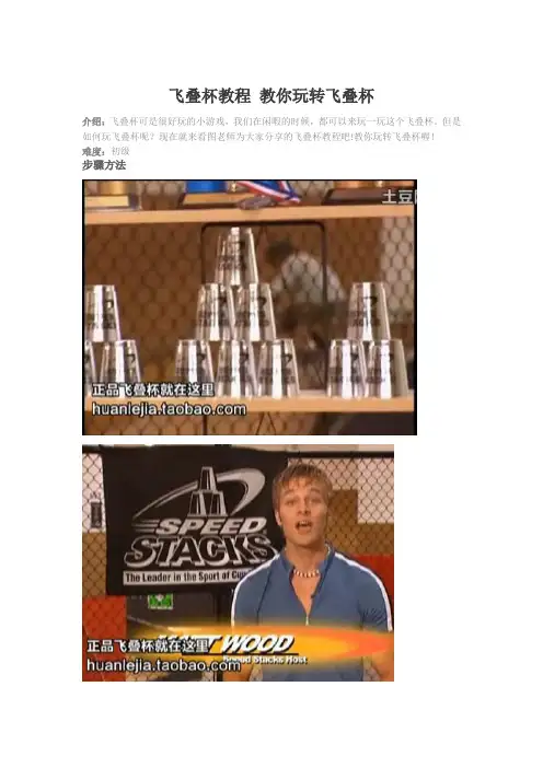 飞叠杯教程 教你玩转飞叠杯