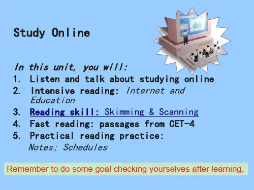 reading skill skimming and scanning