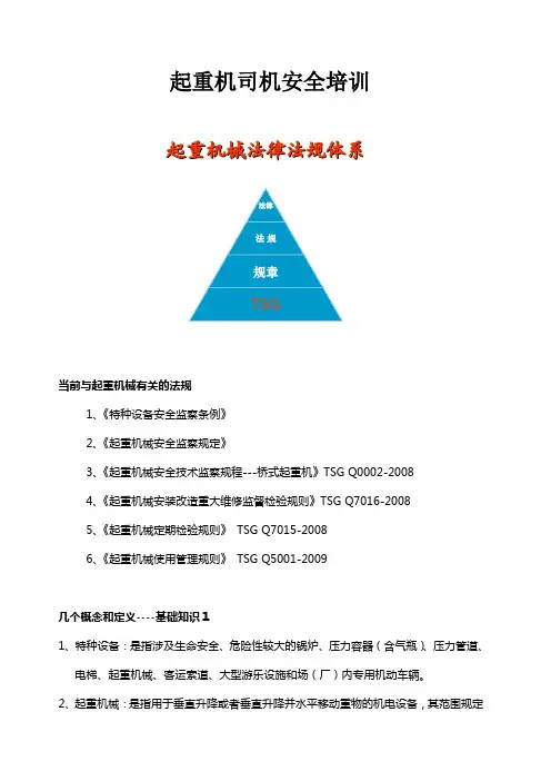 起重机司机安全培训
