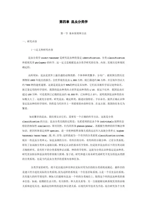 昆虫分类学