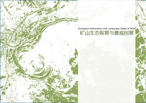 国内外典型案例矿山生态修复与景观创意生态恢复措施案例研究分析