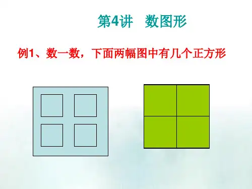一年级奥数-数图形