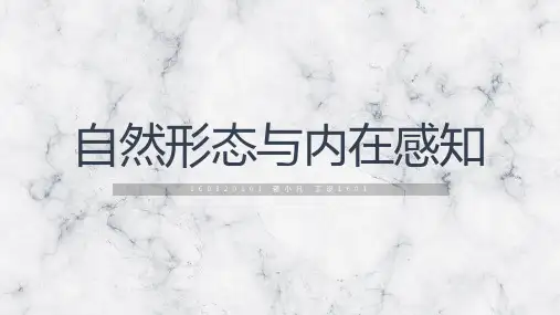 自然形态与内在感知