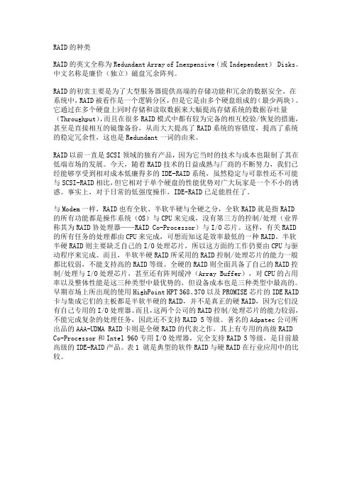 RAID技术