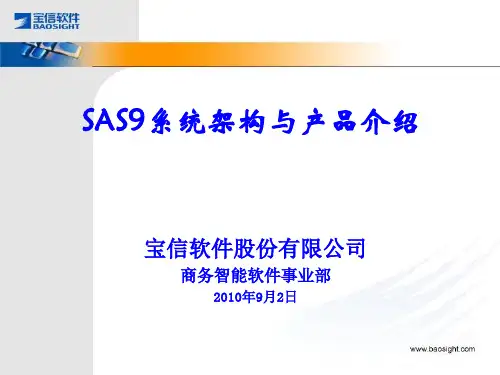 SAS9系统架构与产品介绍