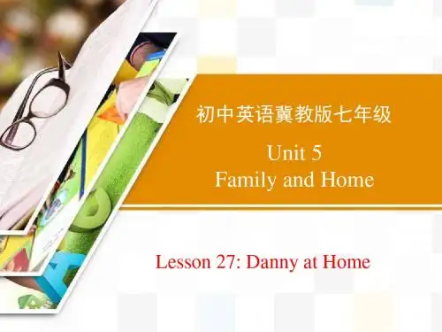 冀教版英语七年级上册Lesson27 课件
