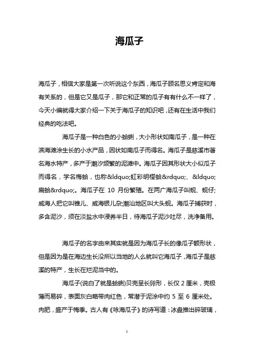 海瓜子