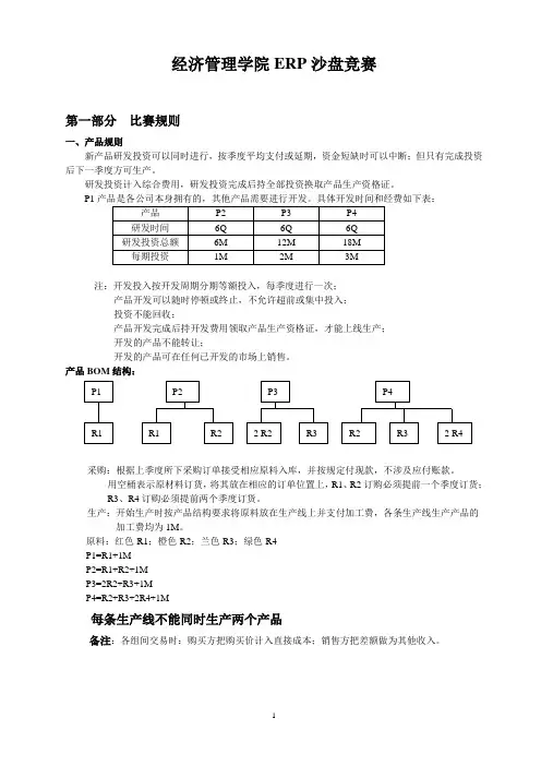沙盘规则简介