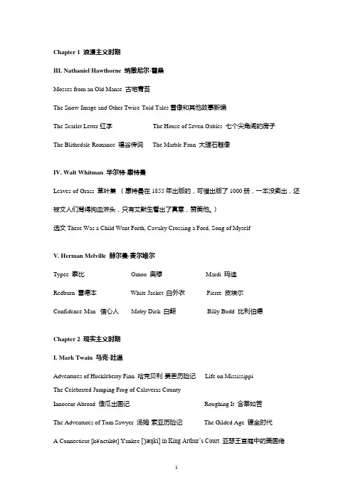 美国作家11位