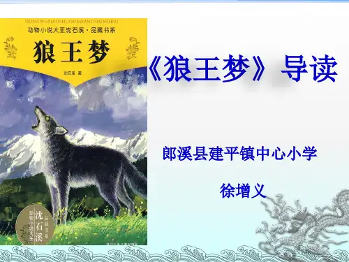 《狼王梦》导读(阅读指导课PPT课件)