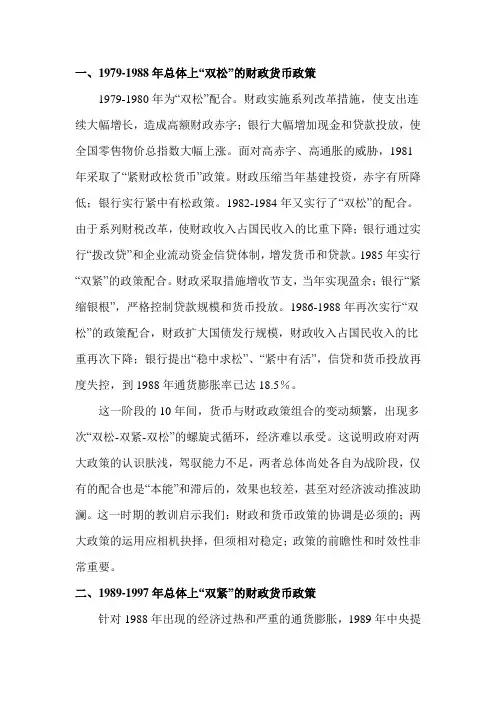 货币政策