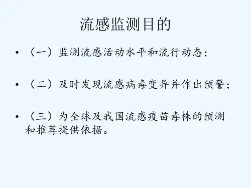 流感病毒实验室检测