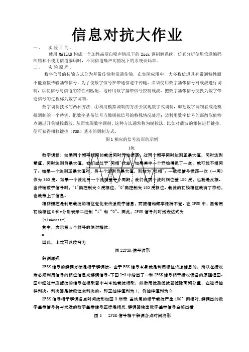PSK数字信号的调制与解调分享