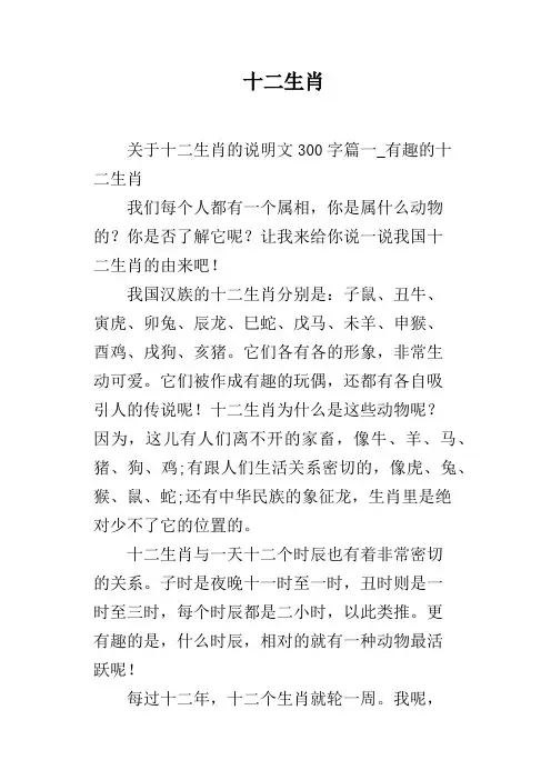 十二生肖 2