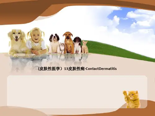 (皮肤性医学)13皮肤性病·ContactDermatitis