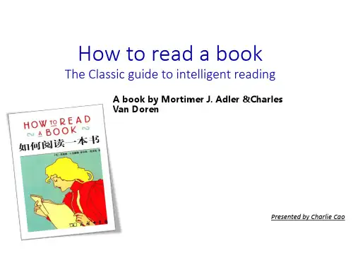 how to read a book