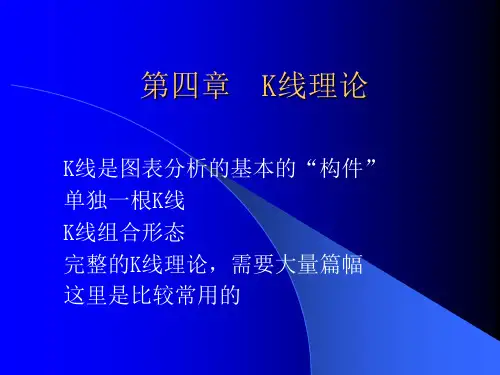 第四章 K线理论