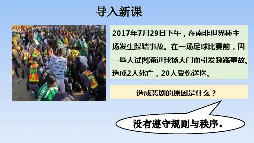 道德与法治八年级上册 3.1 维护秩序(32张 PPT)