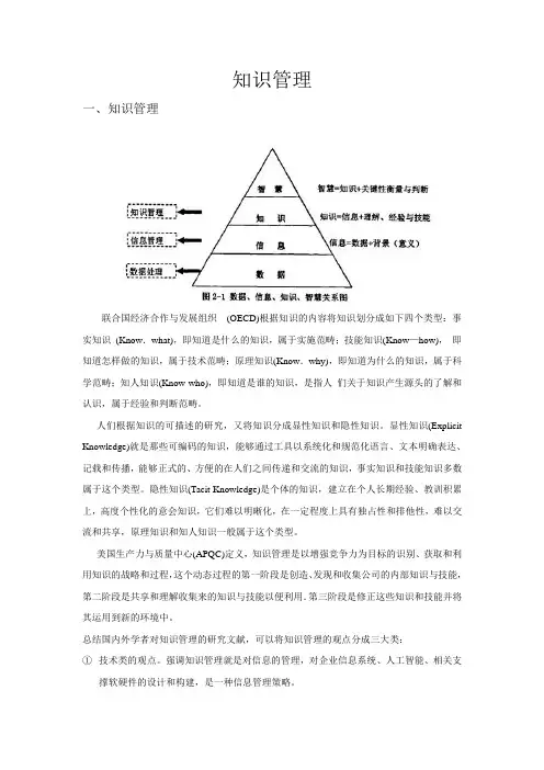 知识管理体系