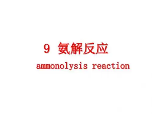 9氨解反应