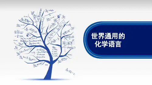 4.第四讲：世界通用的化学语言
