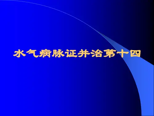 14.水气病第十四