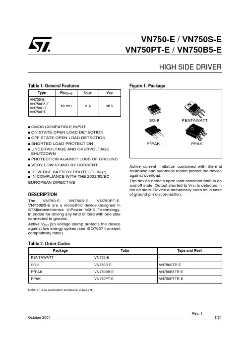 VN750B5TR-E中文资料