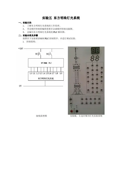 实验五 东方明珠灯光系统