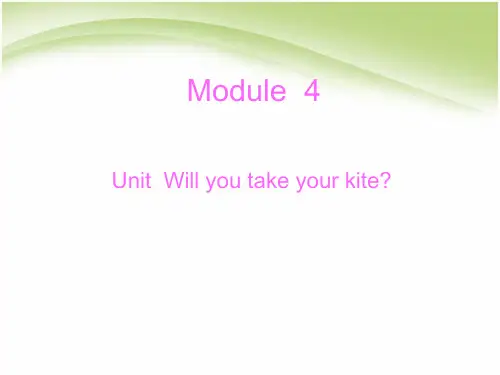 四年级下册英语课件-M4-U1- Will you take your kite|外研社(三起)