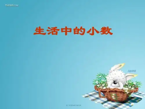 生活中的小数