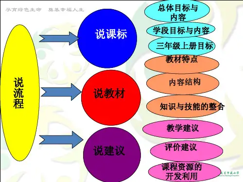 三年级语文说课标说教材