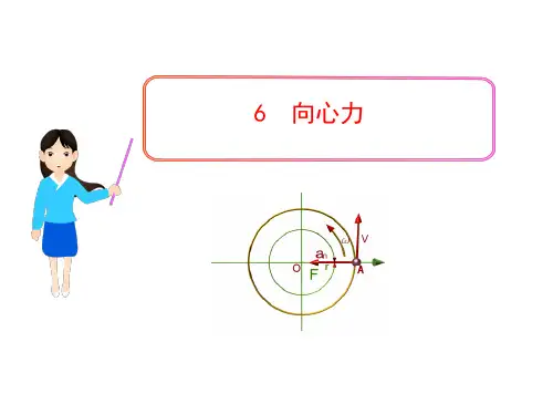 新人教版高中物理必修二：5.6_向心力(共25张PPT)