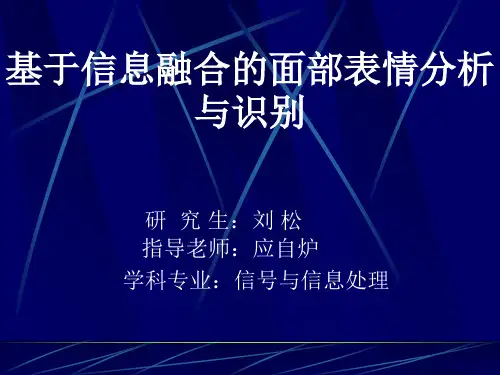 面部表情识别# ppt课件