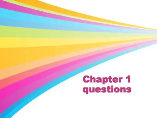 Chapter 1   questions