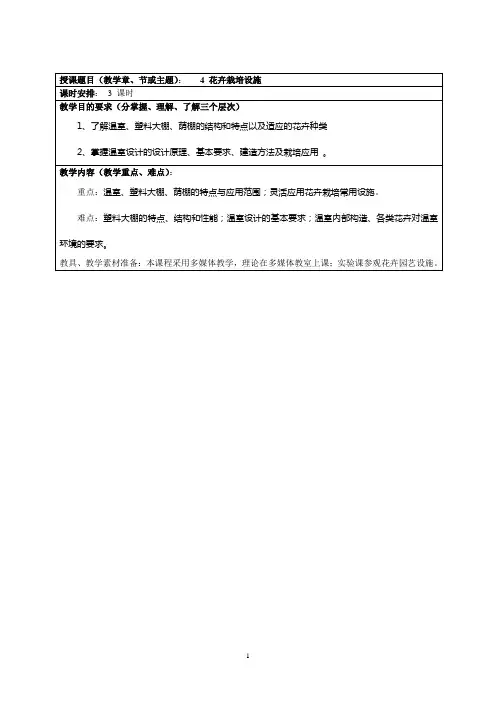 4  花卉栽培设施