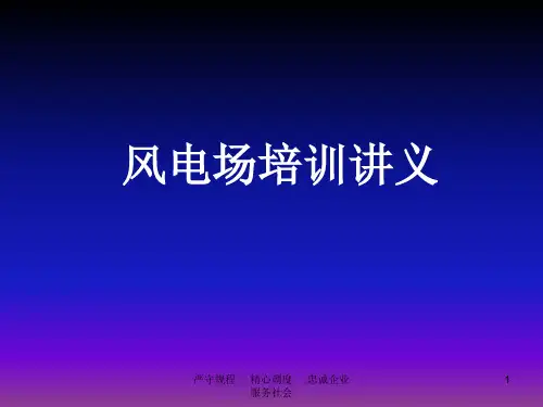 风电培训ppt课件