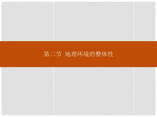 高中地理 3.2地理环境的整体性课件 鲁教版必修1