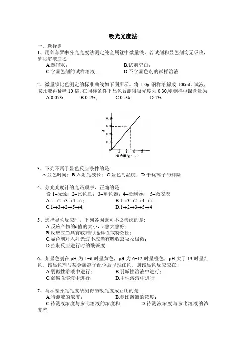 分光光度法