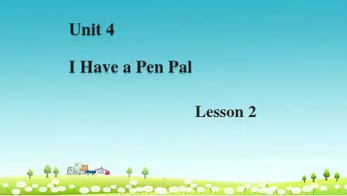 人教版六年级英语上册Unit 4