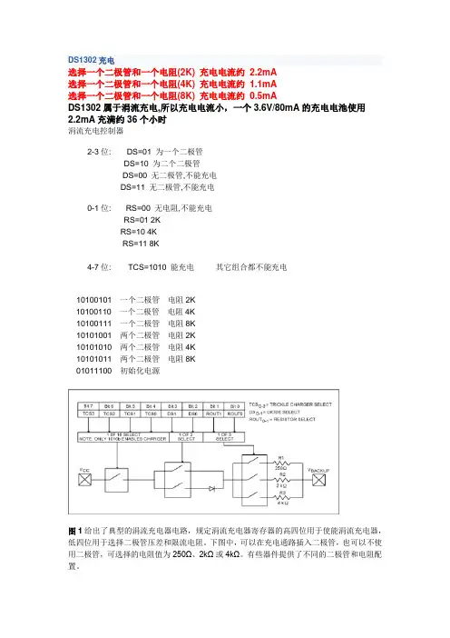 中文DS1302充电