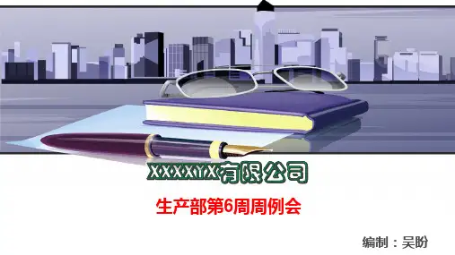 生产部周例会