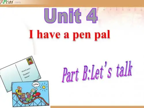 PEP六年级上册Unit4 B Let's talk 课件
