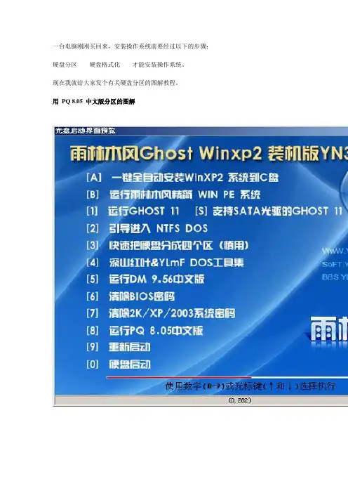 详细图解如何给硬盘分区(集多种分区方法)
