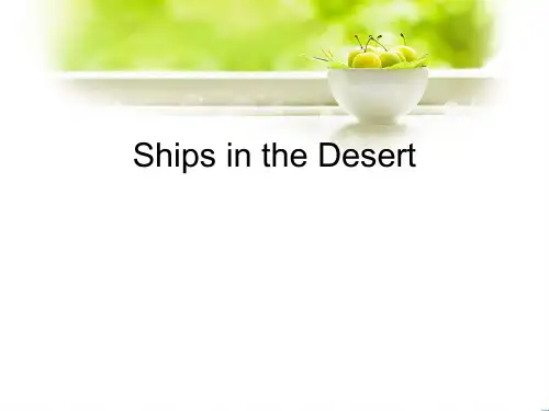 Ships in the Desert