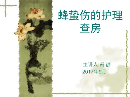 201709护理查房蜂蛰伤