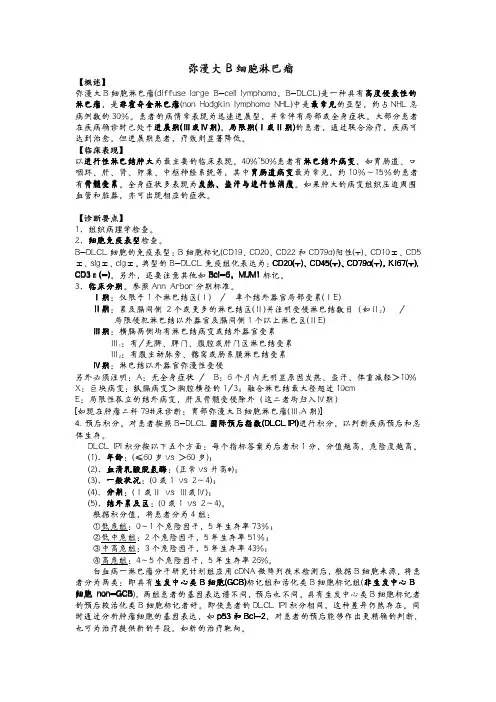 弥漫大B细胞淋巴瘤